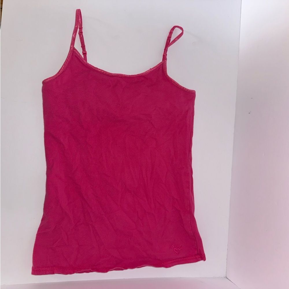 Justice size 12 Vibrant Pink Camisole tank Top